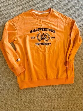 HalloweenTown University Orange Crewneck Sweatshirt